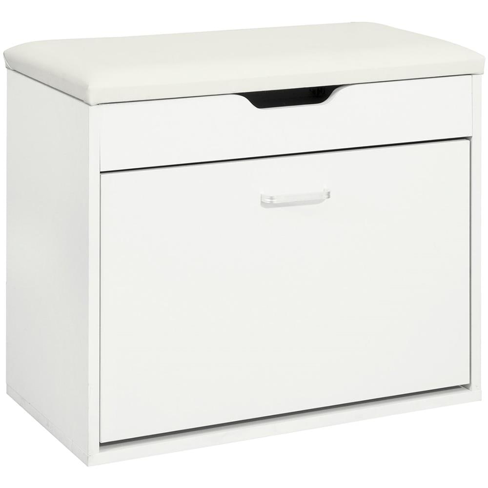 Scarpiera Salvaspazio Slim, Portascarpe Salvaspazio Regolabili, scarpiere, scarpiera Pieghevole L60*p30*a50 Cm, Bianco Fsr95-w - Foto 1