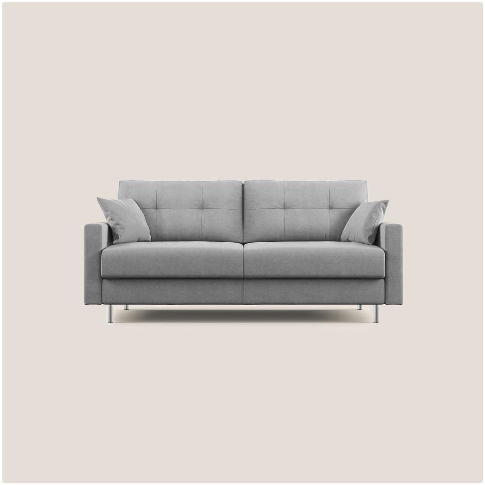 Megan Divano Letto Matrimoniale In Microfibra Smacchiabile T11 Grigio - Foto 1