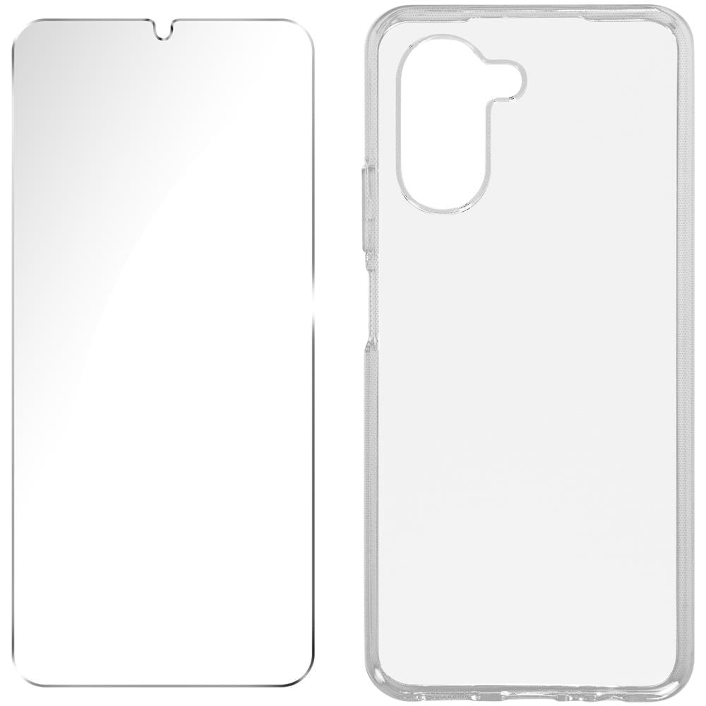 Pack Protettivo Per Realme C33 Cover + Vetro Temperato Trasparente - Foto 1