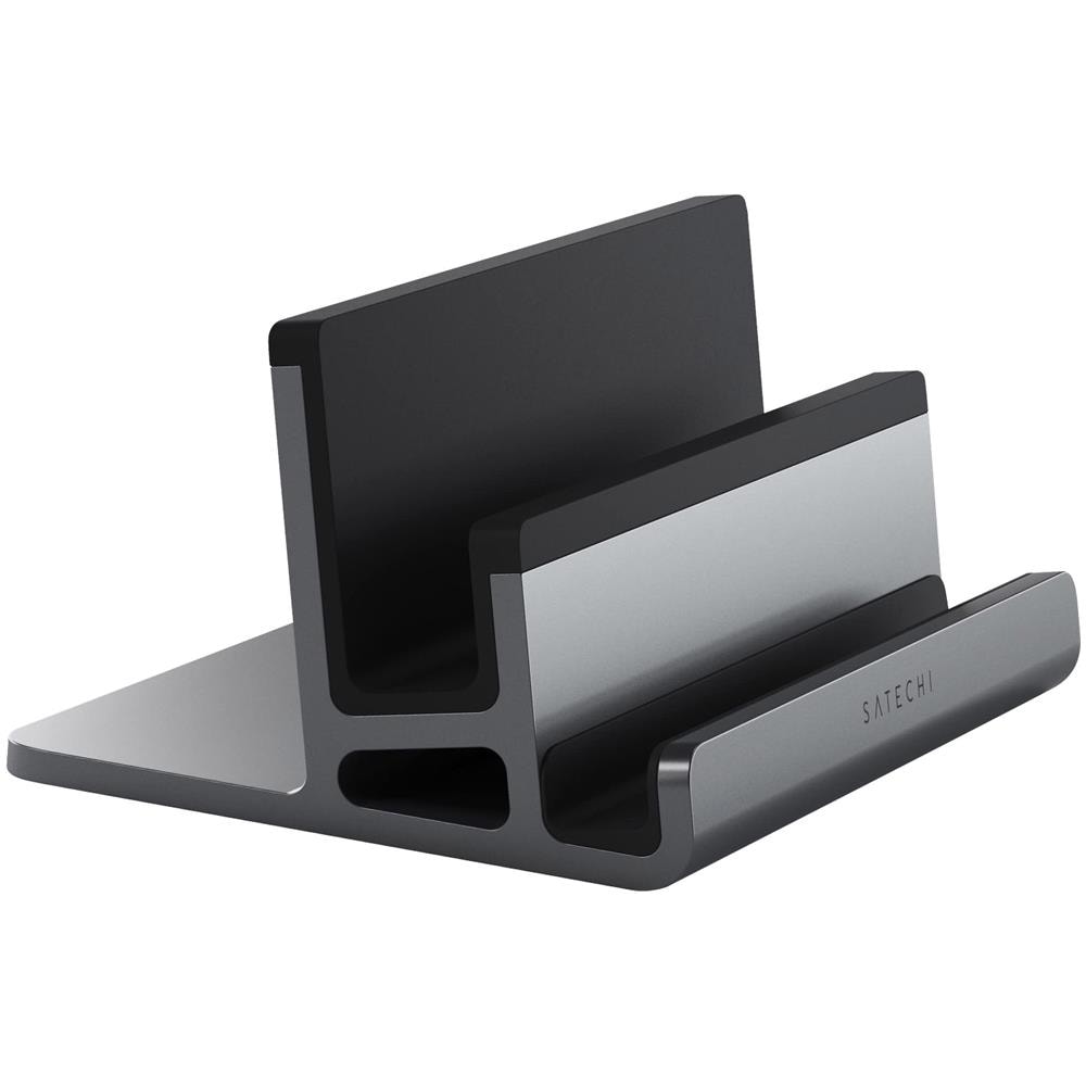 Doppio Supporto Per Macbook E Ipad Verticale, Grigio - Foto 1