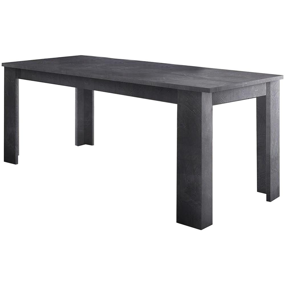 Tavolo Allungabile Natan, Consolle Allungabile Fino A 12 Posti, Consolle Estensibile 100% Made In Italy, Cm 160/210x90h75, Ardesia - Foto 2