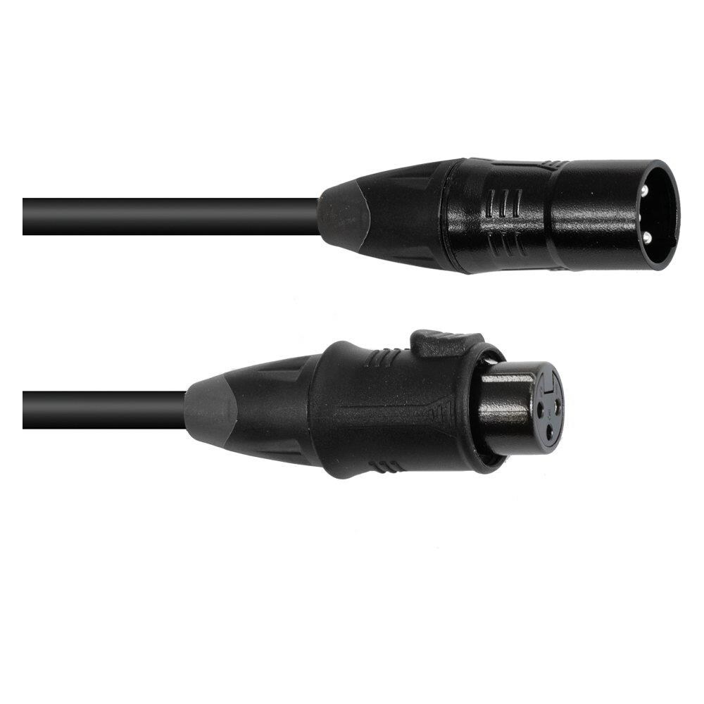 Dmx Cable Ec-1 Ip65 3pin 3m Bk - Foto 1