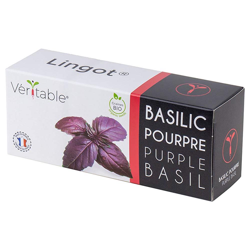 1 Confezione Da 4 Lingotti Basilico Viola Biologico - Compatibili Con Tutti I Tipi Di Garden - Foto 1