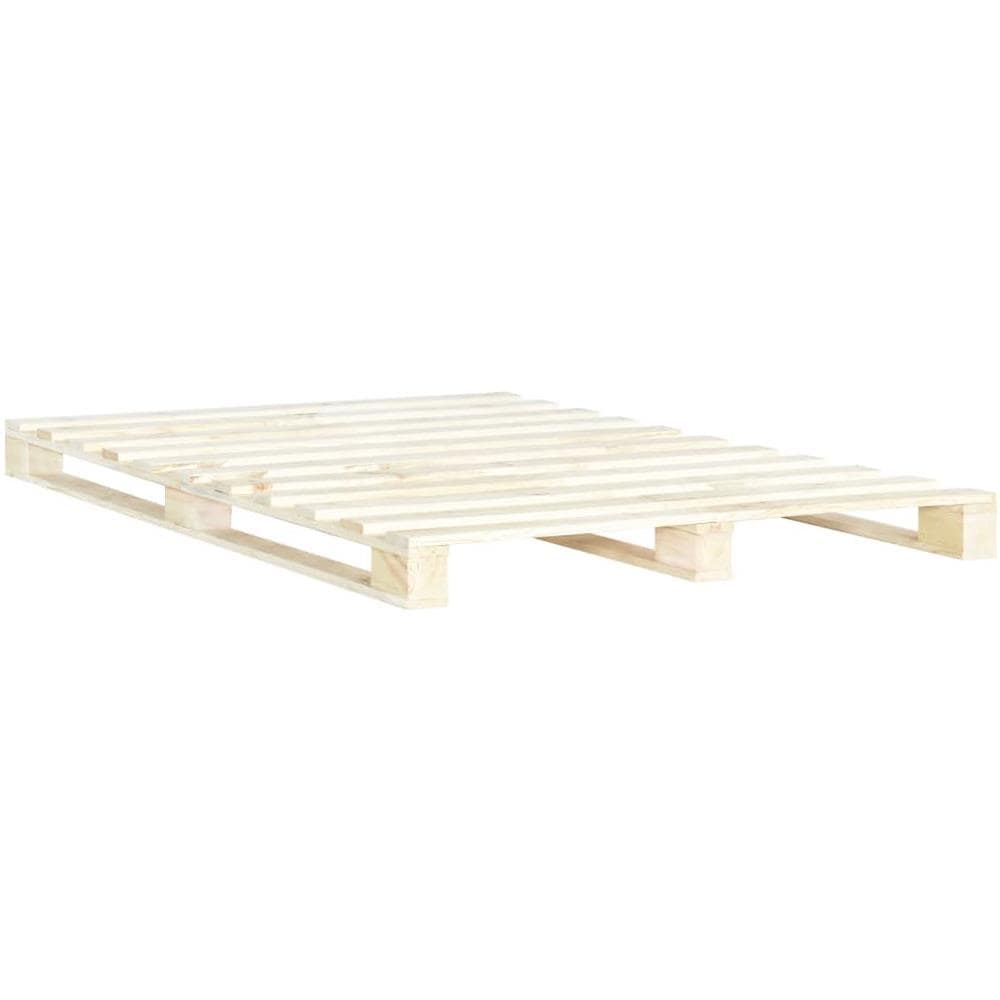 Giroletto In Pallet Di Legno Massello Di Pino 160x200 Cm - Foto 2