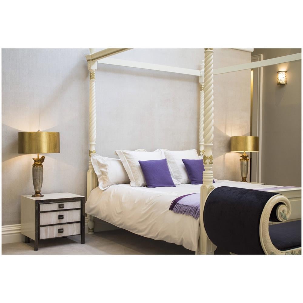 Flambeau Bienville Table Lamp Silver And Gold - Foto 2
