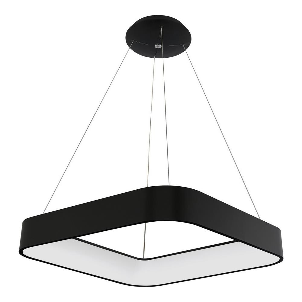 Moderna Sospensione A Led A Sospensione Nera, Bianco Caldo 3000k 2750lm Dimmerabile - Foto 1