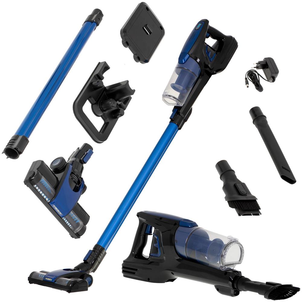 Aspirapolvere Ad 7043 Cordless, Handstick E Palmare, 22,2 V, Tempo Di Funzionamento (max) 28 Min, Blu, Garanzia 24 Mese / i - Foto 1