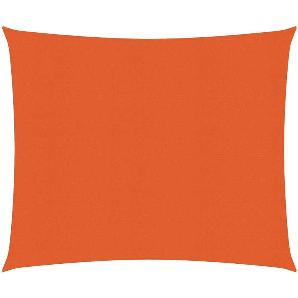 Vela Parasole 160 g / m² Arancione 3x3 m in HDPE - Foto 1