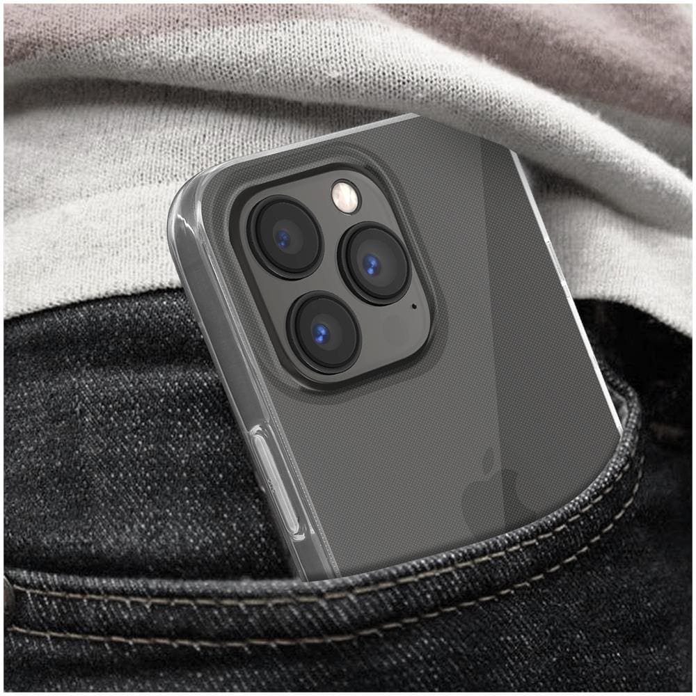 Cover Iphone 13 Pro Silicone Gel Sottile Leggera Trasparente - Foto 2