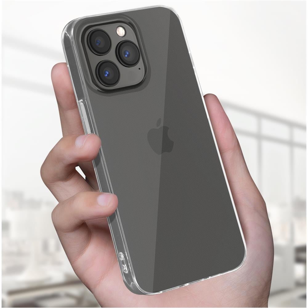 Cover Iphone 13 Pro Silicone Gel Sottile Leggera Trasparente - Foto 5