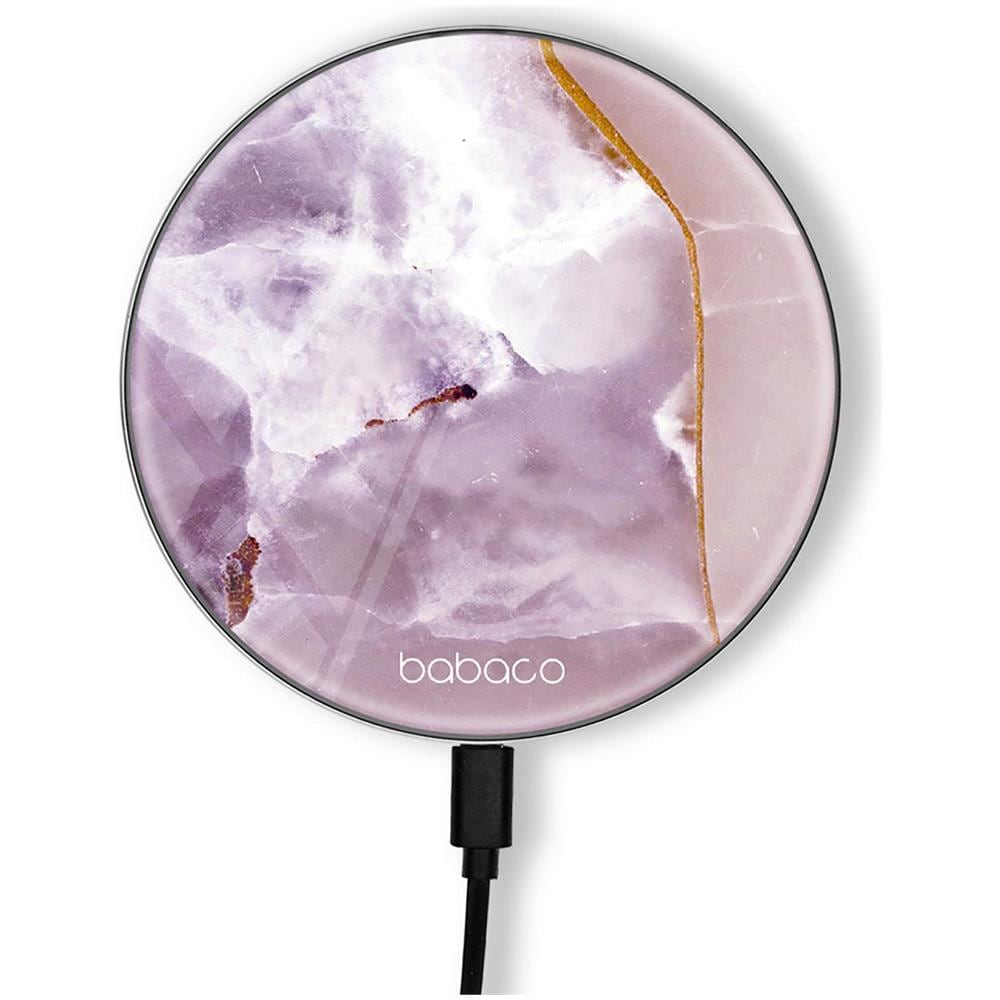 Caricabatterie Wireless 10w Vetro Premium Abstract 009 - Foto 1