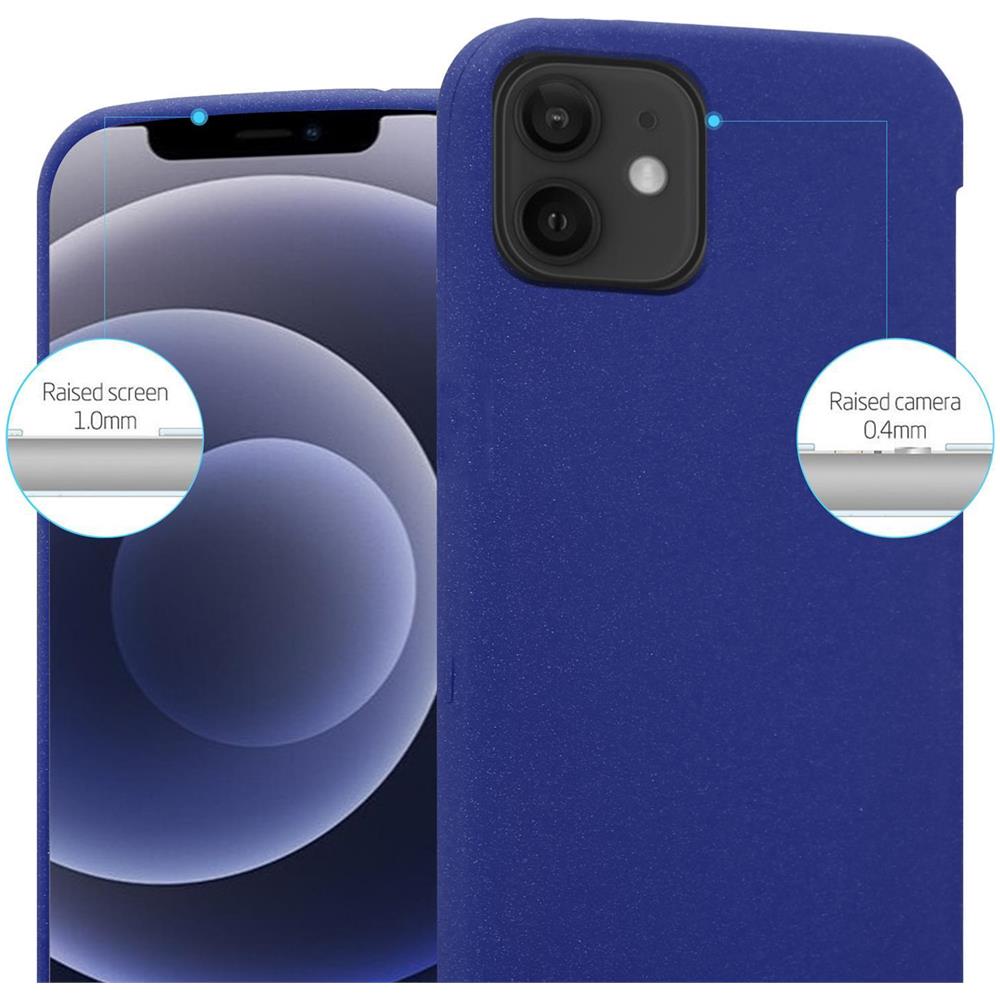 Custodia Compatibile Con Apple Iphone 12 Pro Max (6,7"" Zoll) In Frost Blu Scuro - Coperchio Protettivo In Silicone Tpu Flessibile - Foto 1