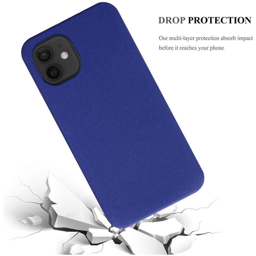 Custodia Compatibile Con Apple Iphone 12 Pro Max (6,7"" Zoll) In Frost Blu Scuro - Coperchio Protettivo In Silicone Tpu Flessibile - Foto 7