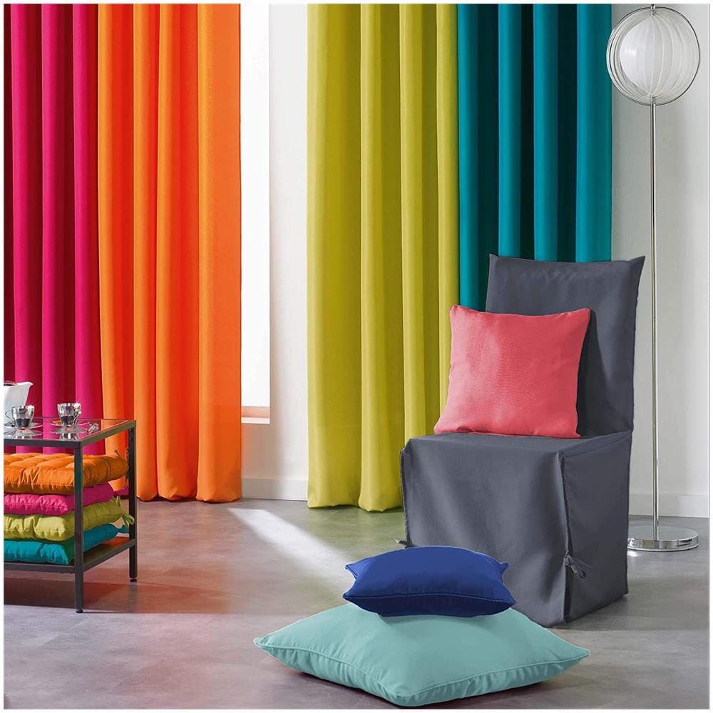 Tenda Con Occhielli Essentiel, 140 X 280 Cm, Colore Tortora - Foto 4