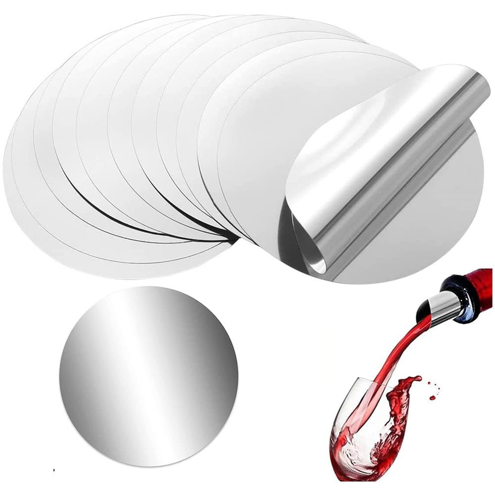 Salvagoccia Vino, Stop The Drop (15 Pezzi), Versatore Vino Riutilizzabile, Antigoccia Per Bottiglie In Alluminio Con Comoda Confezione - Foto 1