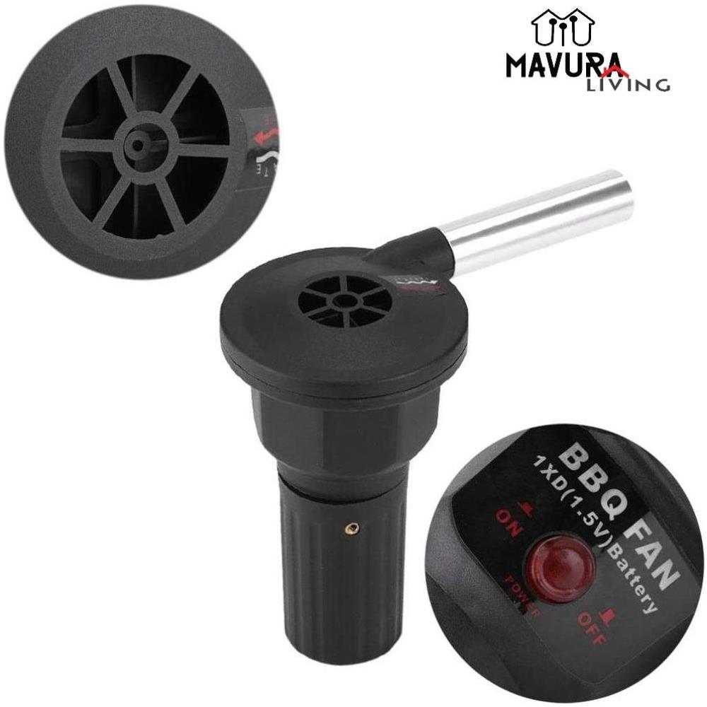 Soffiatore A Manovella Per Barbecue E Fucina - Ventilatore Manuale Portatile Per Accendere Fuochi, 150W