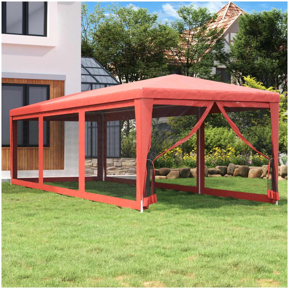 Tenda Per Feste Con Pareti Laterali In Rete 3x9 M Hdpe - Foto 1