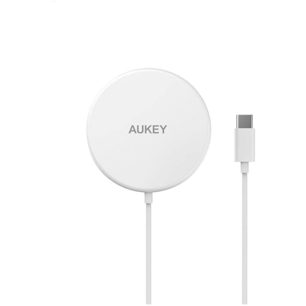Aueky Aircore Magnetic Lc-a1 Caricabatterie Magnetico Wireless Qi Usb-c 15w Bianco - Foto 1