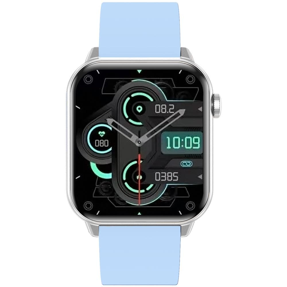Smartwatch T-FIT 201 A Display Digitale 1.85" Touch Scree AMOLED Bluetooth Frequenza Cardiaca Argento Europa - Foto 6