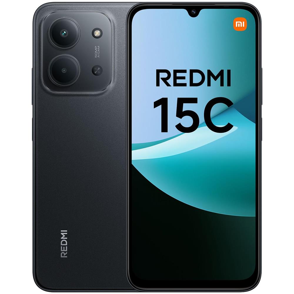 Redmi 15C 4G 256GB 4GB Ram Main Camera 50MP DaulSim USB Type-C Android Helio G81-Ultra 6000mAh Black - Foto 1