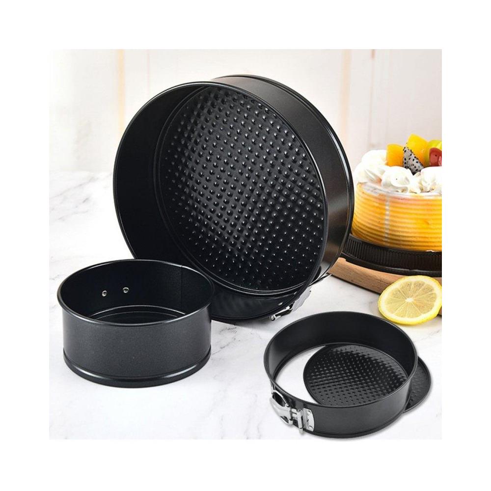 E-8013 Set di 3 teglie rotonde antiaderenti per torte - Foto 2