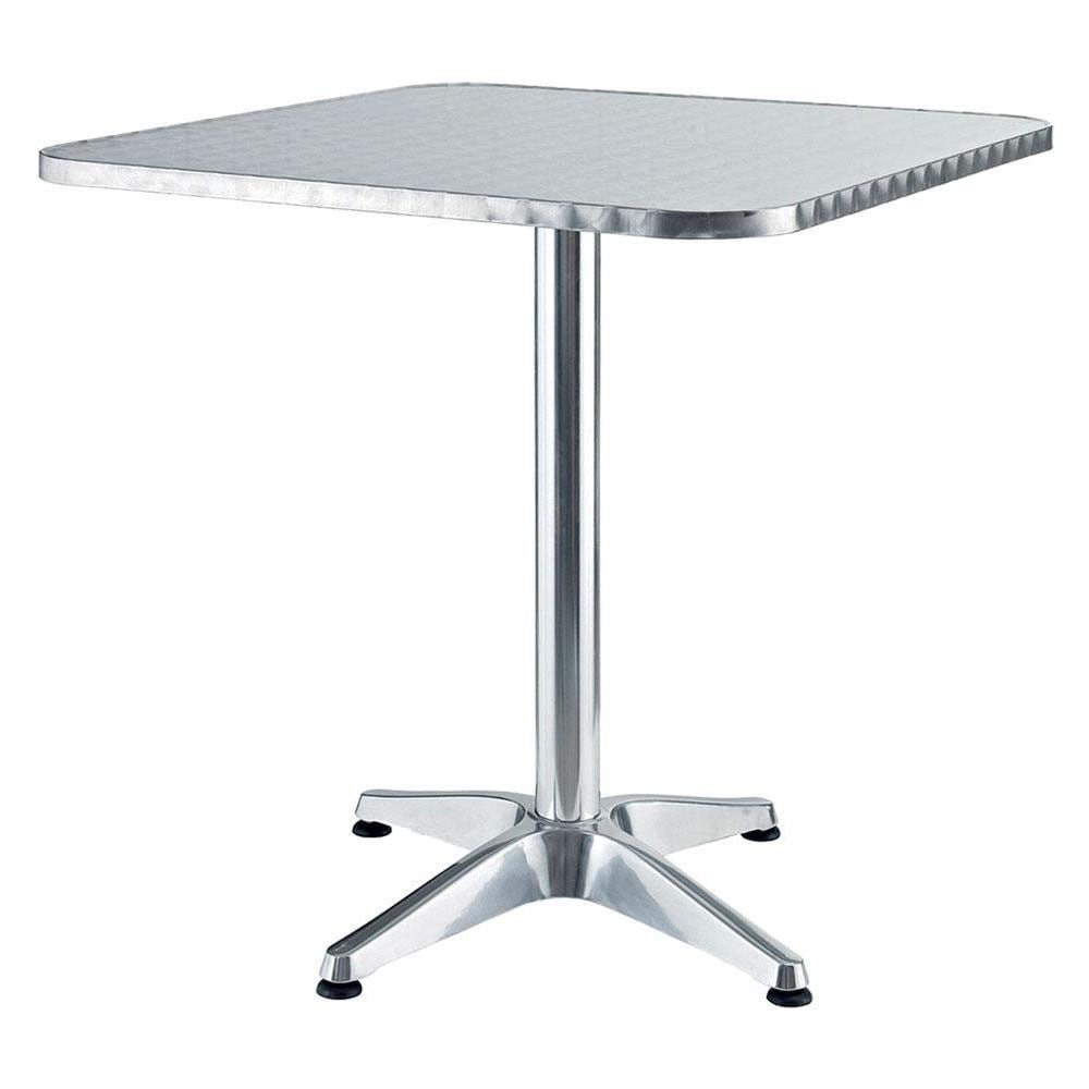 Tavolo In Alluminio Quadrato 60x60 H70cm 780/49 - Foto 4