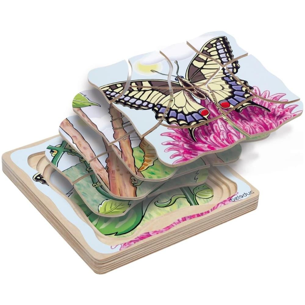 Puzzle Didattico Farfalla - Foto 1