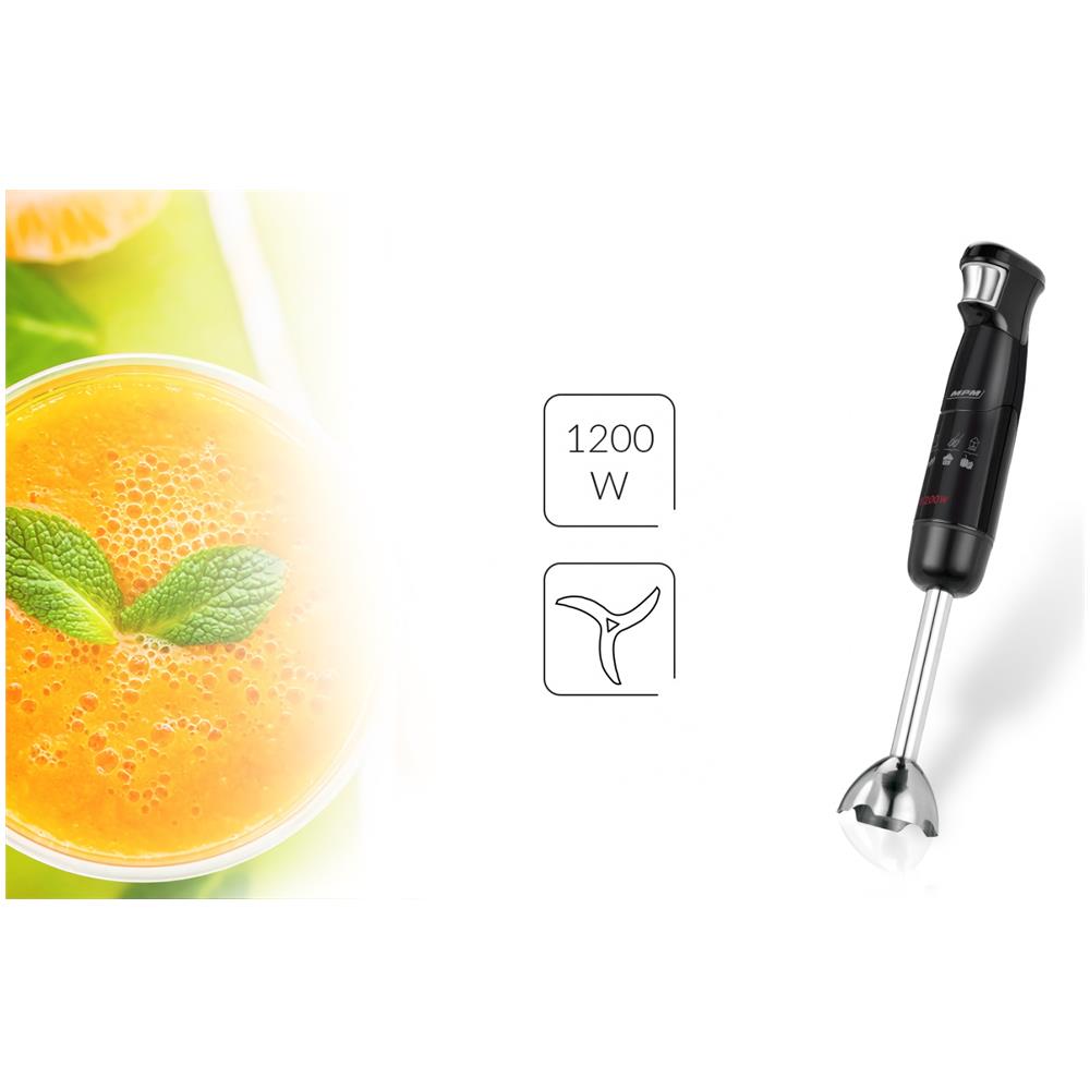 Mbl-29 / c Set Frullatore A Mano, Tritatutto Multiuso, Frusta, Velocità Regolabi, Senza Bpa 1200w - Foto 2