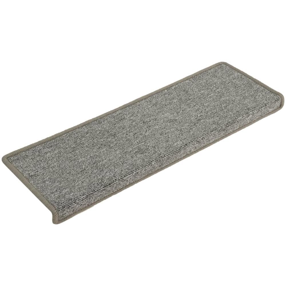 Tappetini per Scale 15 pz 65x21x4 cm Bianchi e Grigi - Foto 1