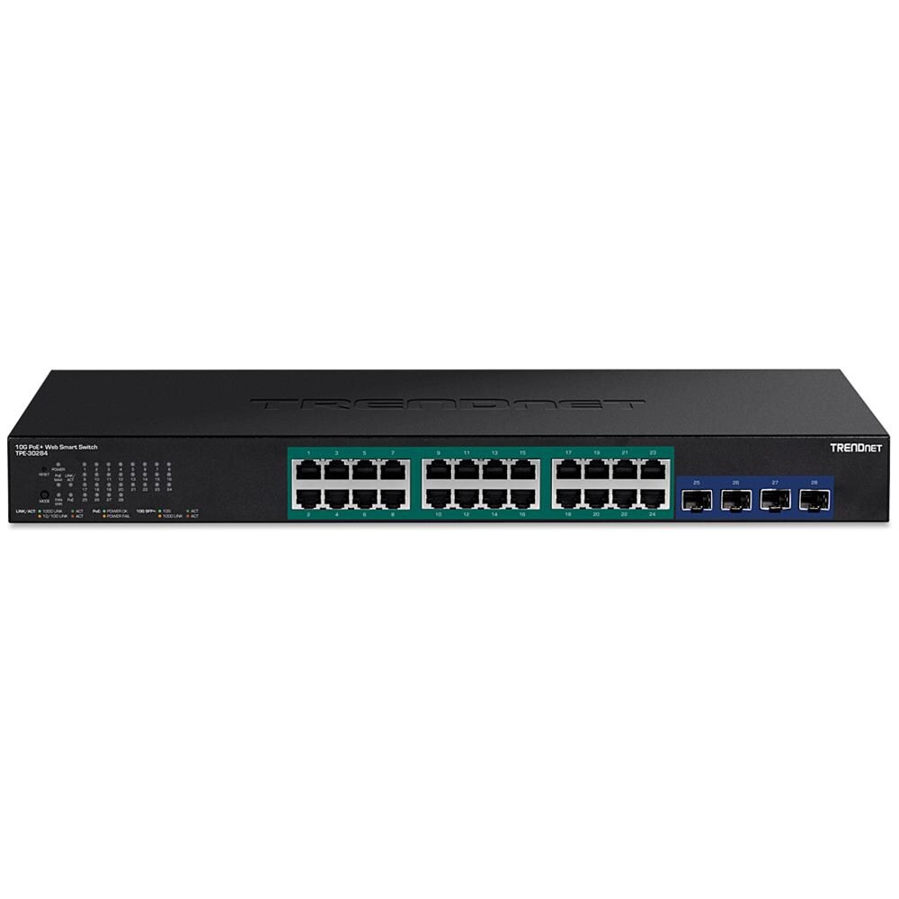 TPE-30284 Switch di Rete Gestito L2/L4 Gigabit Ethernet (10/100/1000) Supporto Power over Ethernet (PoE) 1U Nero - Foto 2