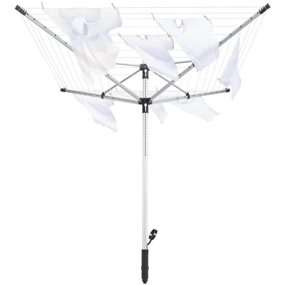 LinoPush 500 Stendino con parte superiore rotante Nero, Argento - Foto 2