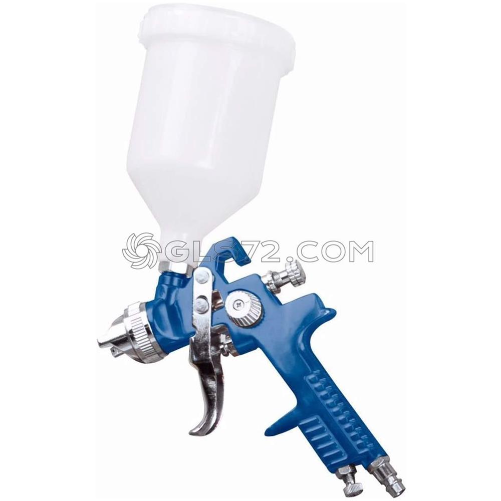 Pistola Aerografo Verniciatura Ugello 1.4 Mm Con Serbatoio Superiore - Foto 1