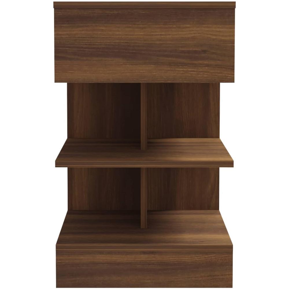 Comodino Rovere Marrone 40x35x65 Cm In Legno Multistrato - Foto 2