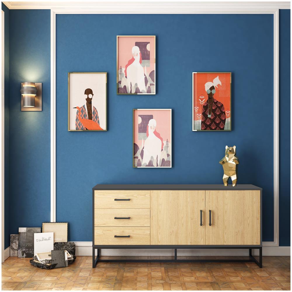 Credenza In Stile Industriale Detroit - Foto 3