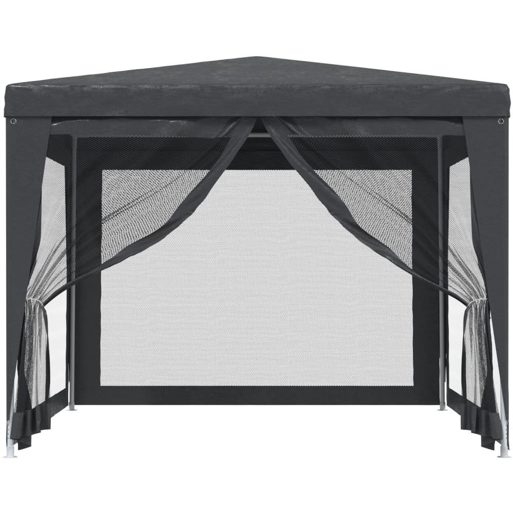 Tenda Per Feste 4 Pareti Laterali In Rete Antracite 3x3 M Hdpe - Foto 3