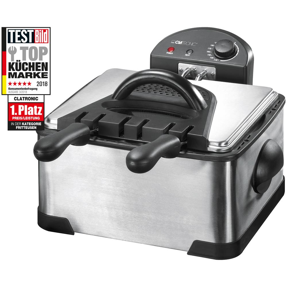Friggitrice 4006160735314 Capacità 350 Litri 2000 Watt Colore Nero / Argento - Foto 4