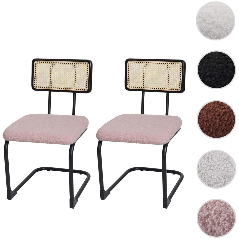 Mendler - Set 2x Sedie Soggiorno Sala Pranzo Moderno Senza Braccioli - Foto 4