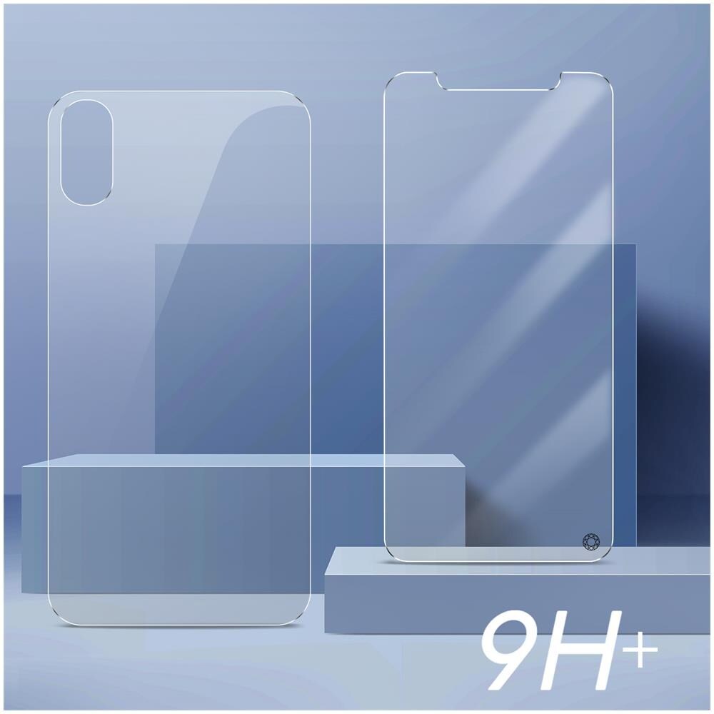 Doppia Protezione Per Iphone Xs Max 360° Anti Impronte Digitali, Trasparente - Foto 2