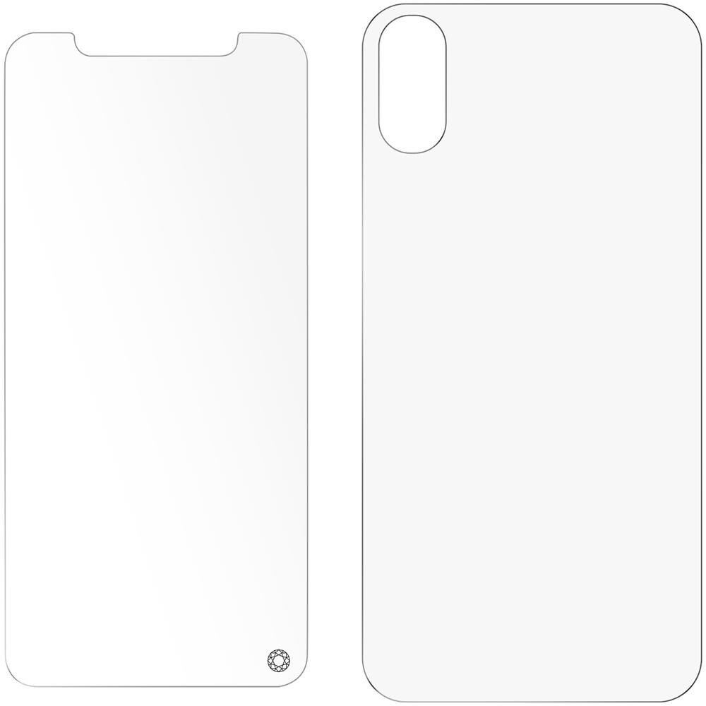 Doppia Protezione Per Iphone Xs Max 360° Anti Impronte Digitali, Trasparente - Foto 1