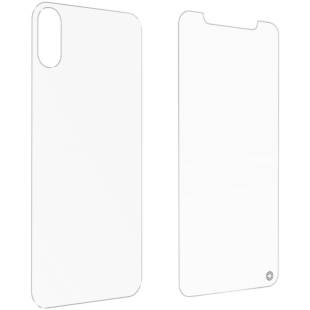 Doppia Protezione Per Iphone Xs Max 360° Anti Impronte Digitali, Trasparente - Foto 5