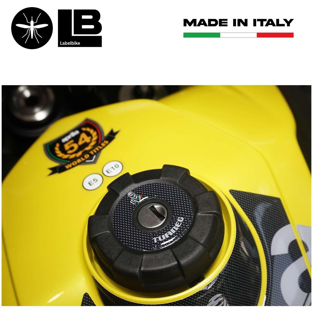Adesivo 3D Protezione Tappo Serbatoio Compatibile Con Aprilia Tuareg 660 2022-23 - Foto 3