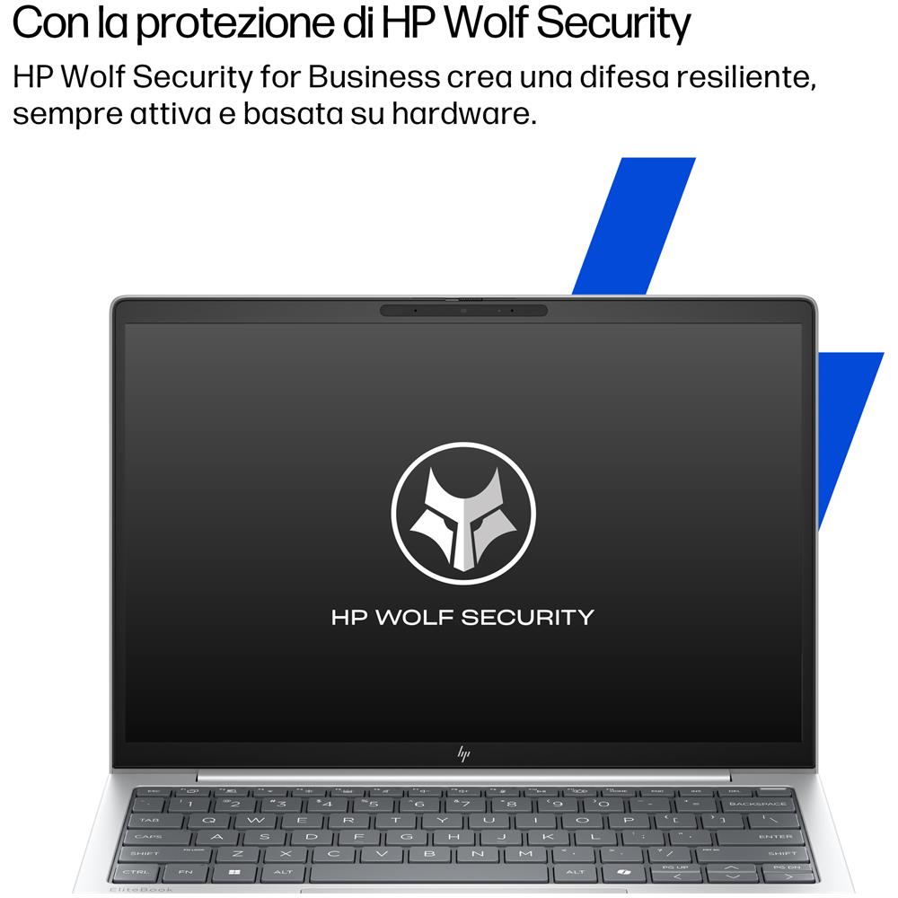Notebook EliteBook 8 G1i 16 inch AI PC Wolf Pro Security Edition Monitor 16" WUXGA Intel Core Ultra 5 225U RAM 24GB SSD 512GB 5xUSB Windows 11 Pro - Foto 3