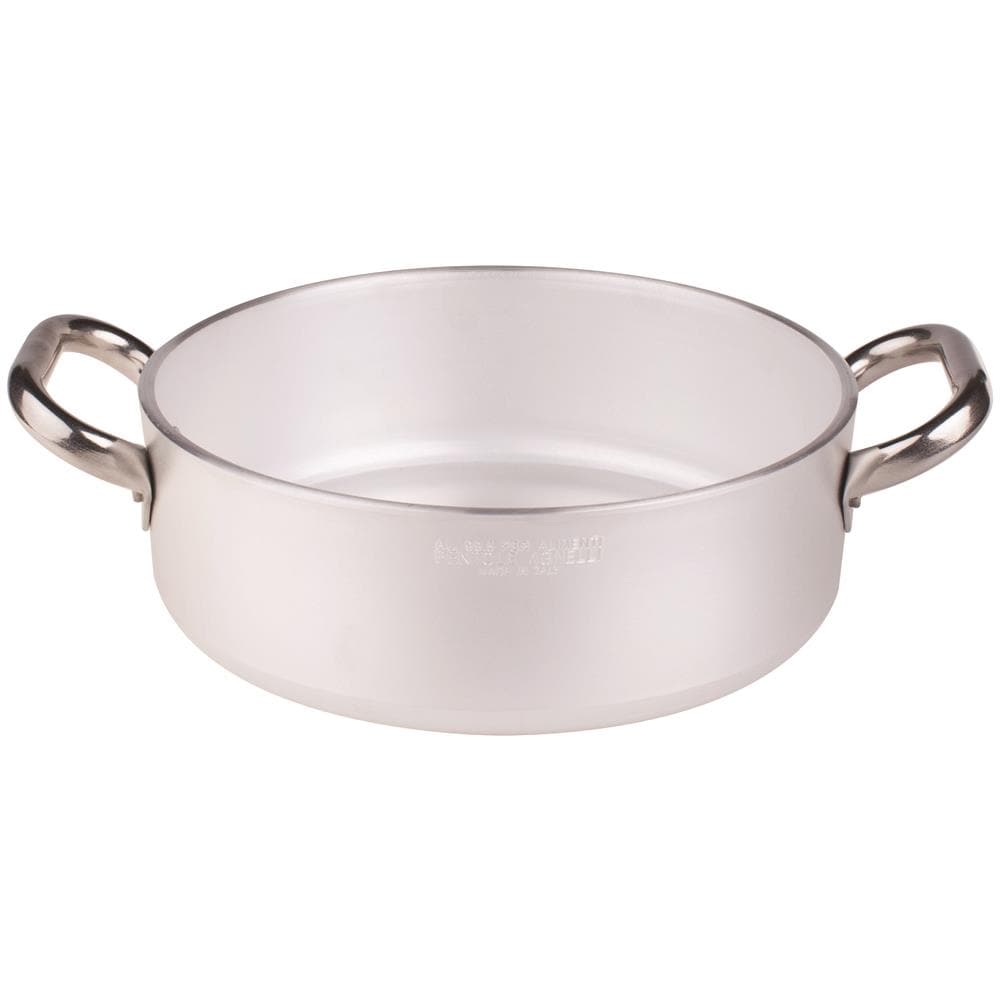 Casseruola Bassa 2 Maniglie Diametro 24 cm - Linea Alluminio 5 mm - Foto 1