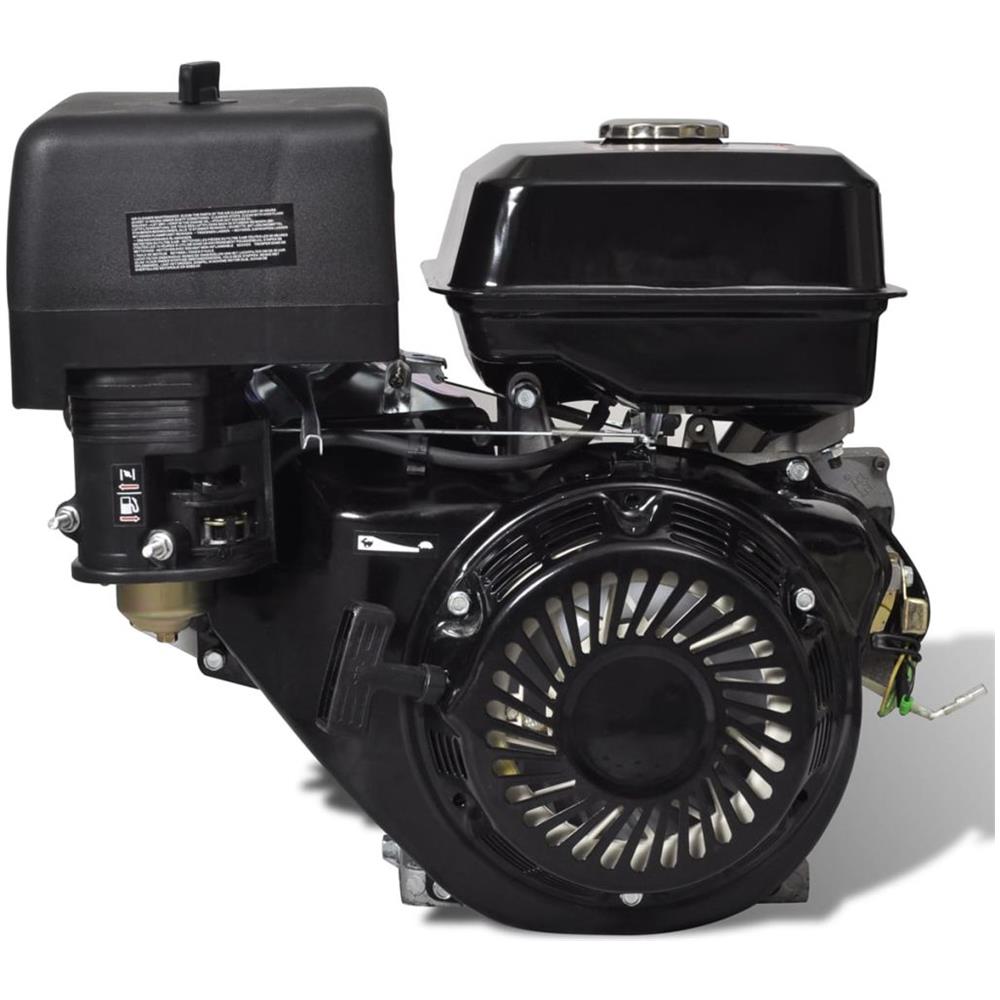 Motore a Benzina 15 HP 11 kW Nero - Foto 2