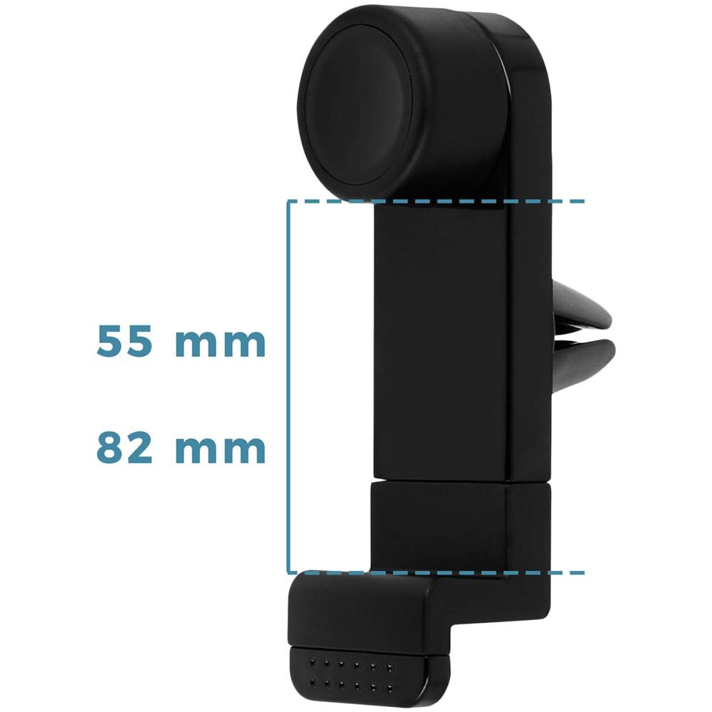 Supporto Auto Universale Smartphone Fissaggio Griglia Aerazione Regolabile 360° - Foto 16