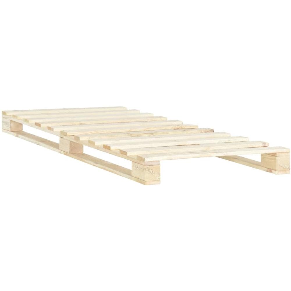 Giroletto In Pallet Di Legno Massello Di Pino 100x200 Cm - Foto 2