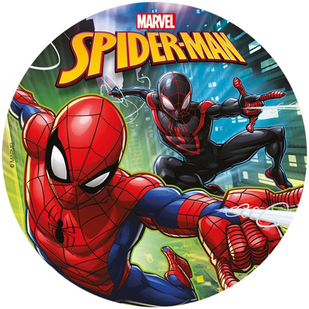 Dekora - Disco Di Zucchero Spiderman 20 Cm - Foto 1