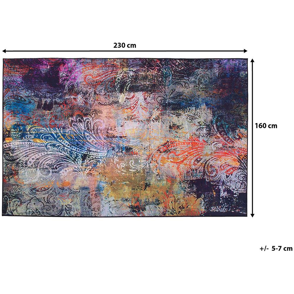 Tappeto A Pelo Corto Multicolore 160 X 230 Cm Mardin - Foto 2