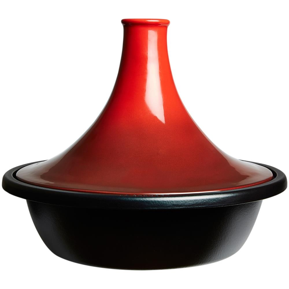 Tajine Con Base In Ghisa E Cono In Ceramica Diametro 35 Cm Colore Rosso - Foto 1