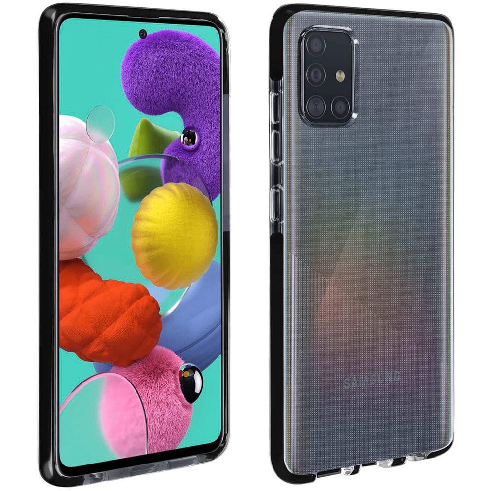 Cover Samsung Galaxy A51 Antiurto Angoli Rinforzati Bordi Neri - Foto 1